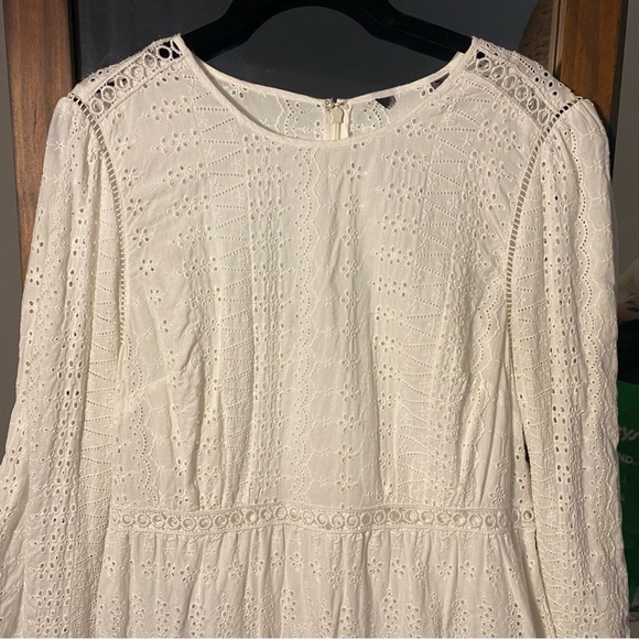 J. Crew white eyelet dress size 8 - Picture 4 of 11